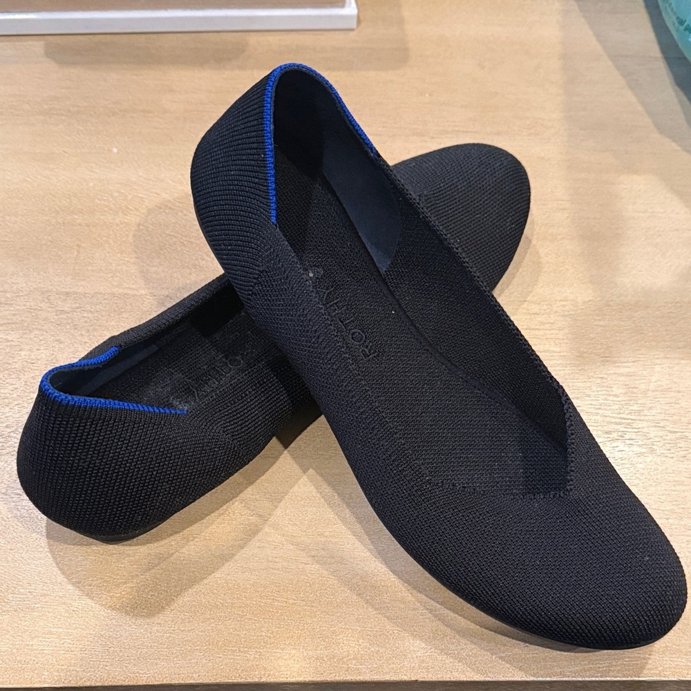 Rothy's Black Flats - Like New